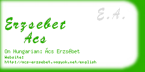 erzsebet acs business card